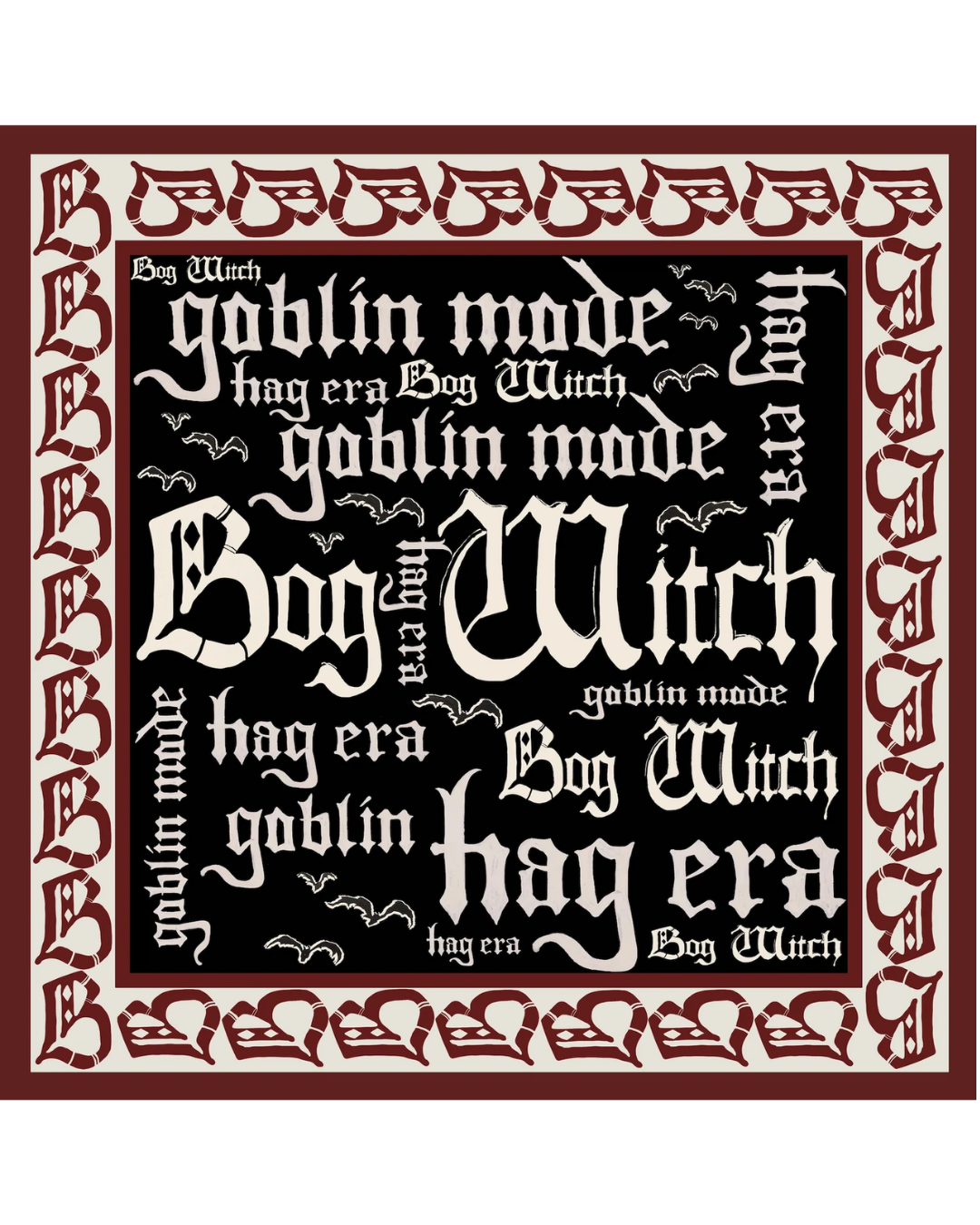 The Bog Witch Silk Scarf