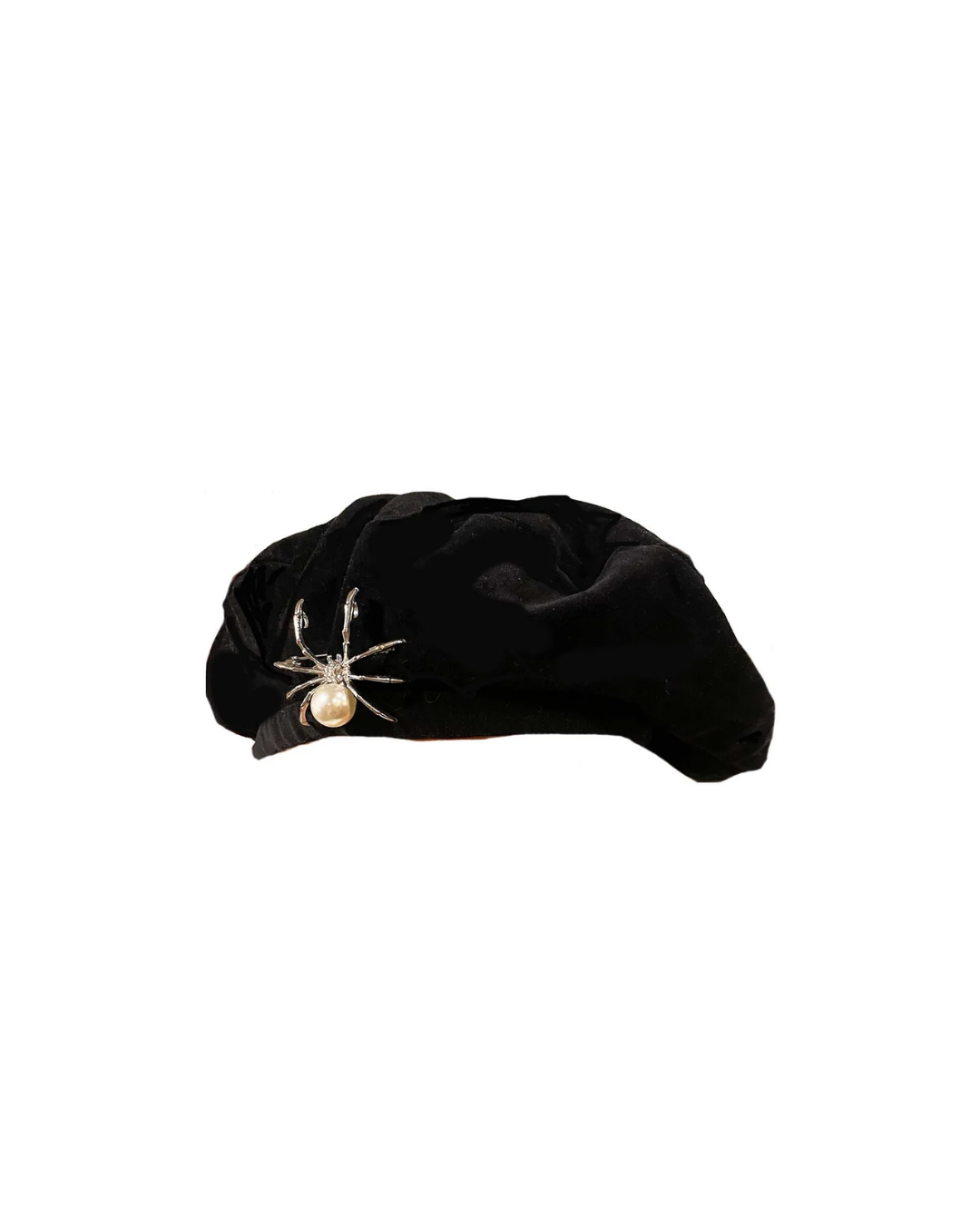 Black Velvet Spider Beret