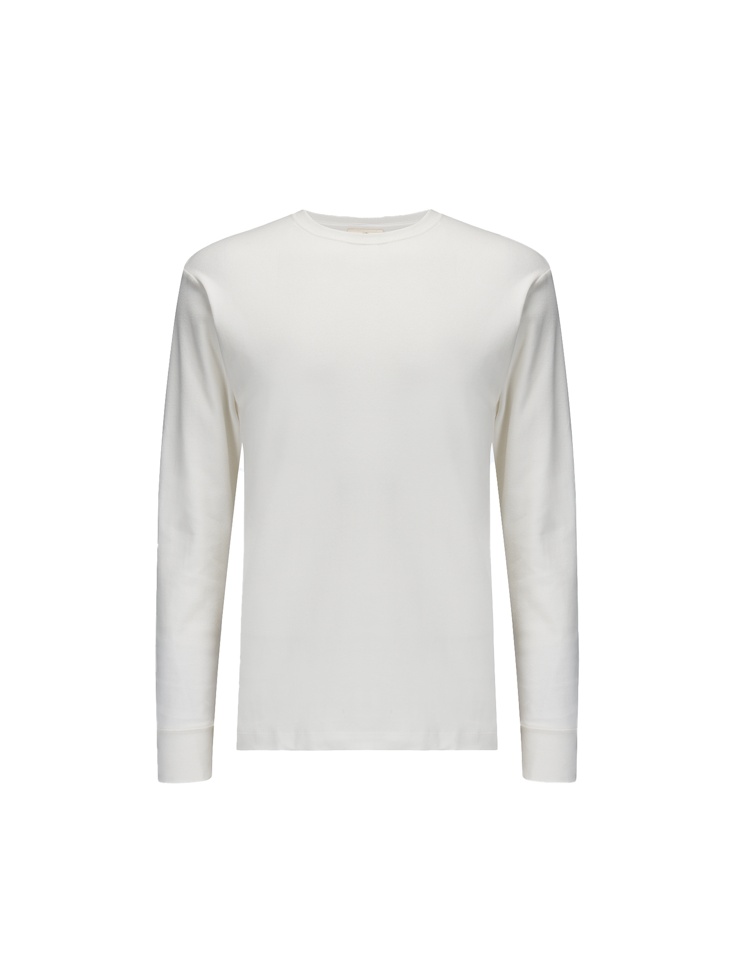 Organic Cotton Long Sleeve T-Shirt in white