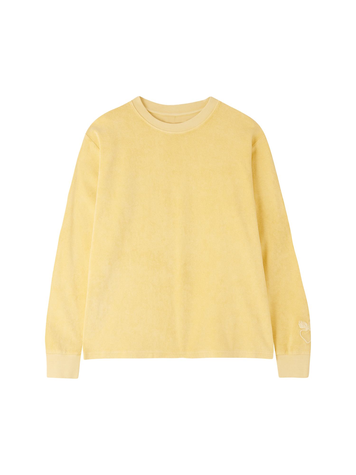 Organic Terry Long-sleeve in golden sand