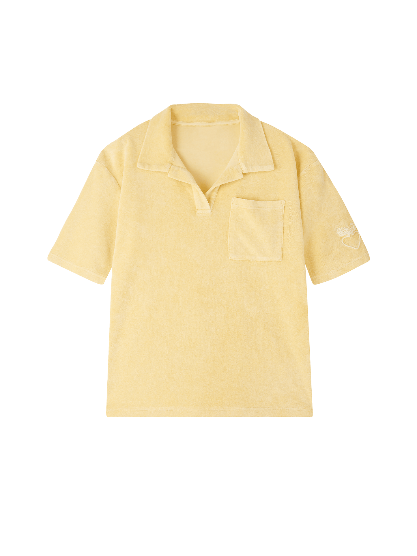 Organic Terry Polo golden sand