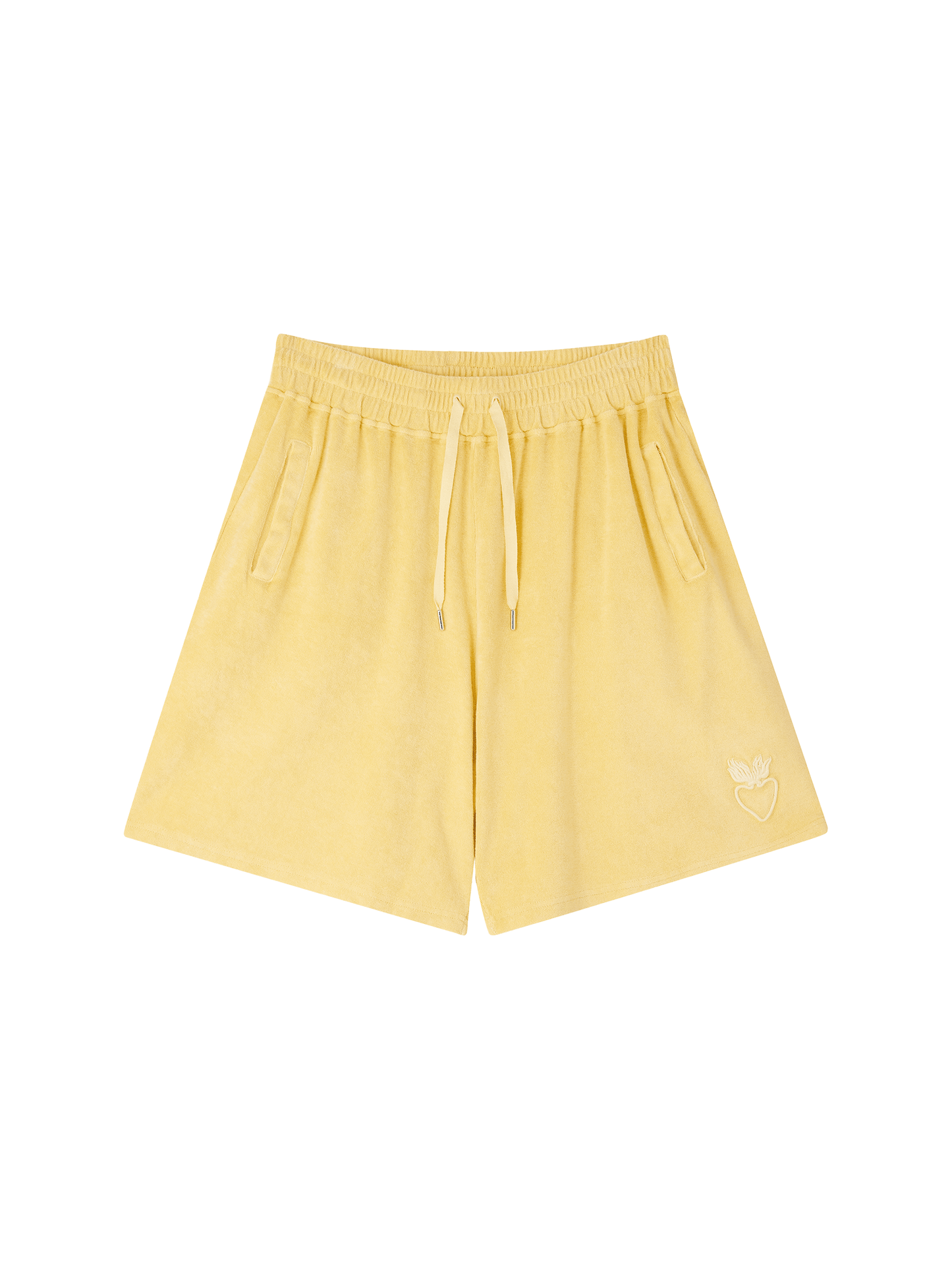Organic Terry Shorts in golden sand