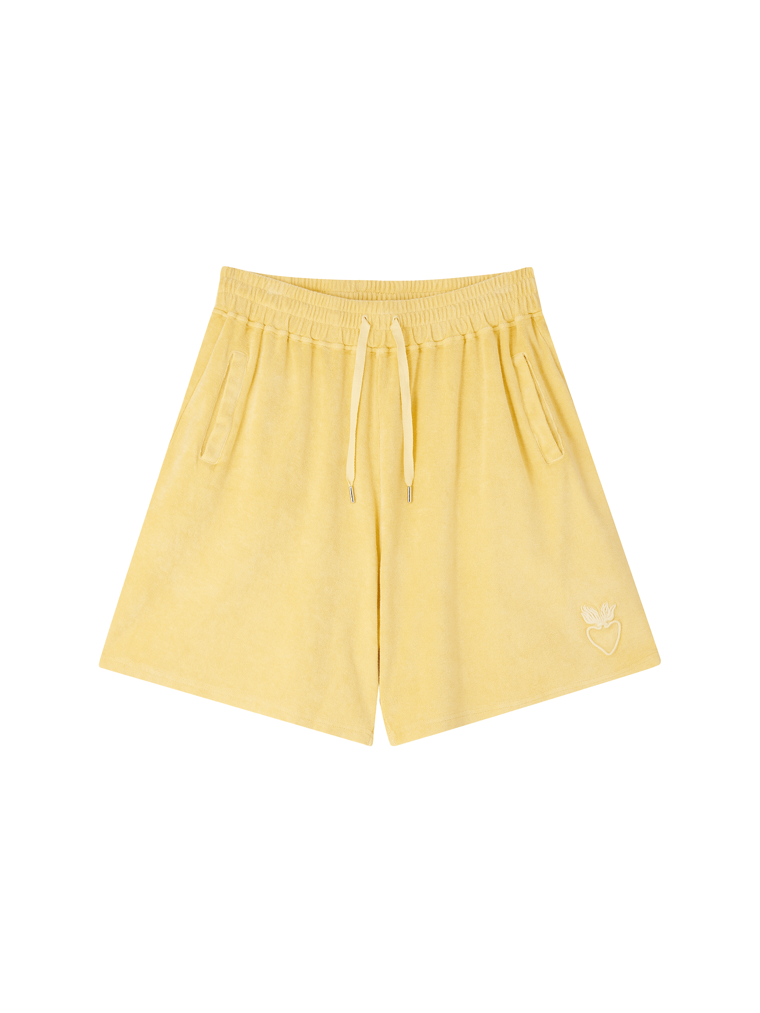 Organic Terry Shorts in golden sand