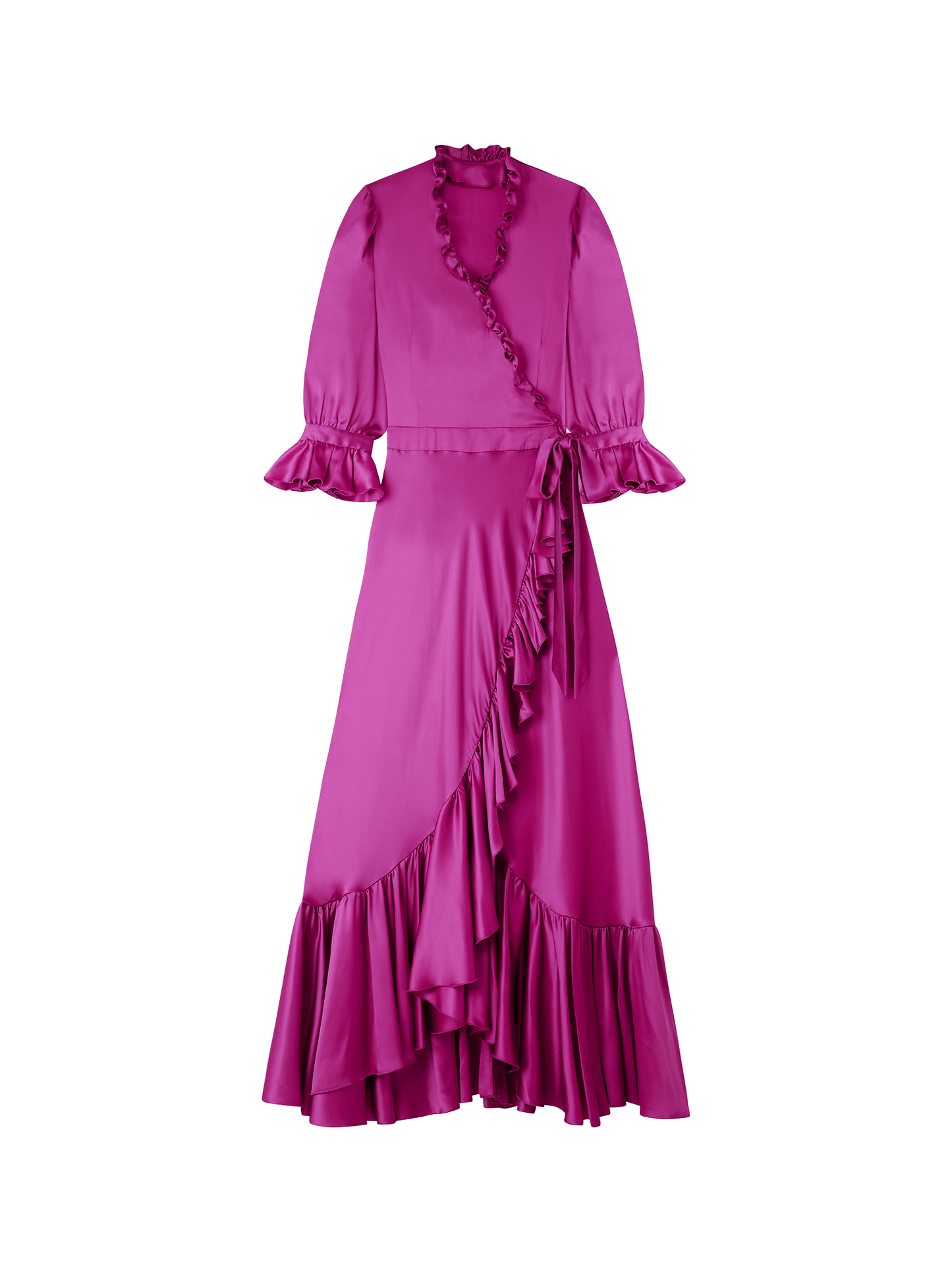 The Wrap Dress 2.0 in grape