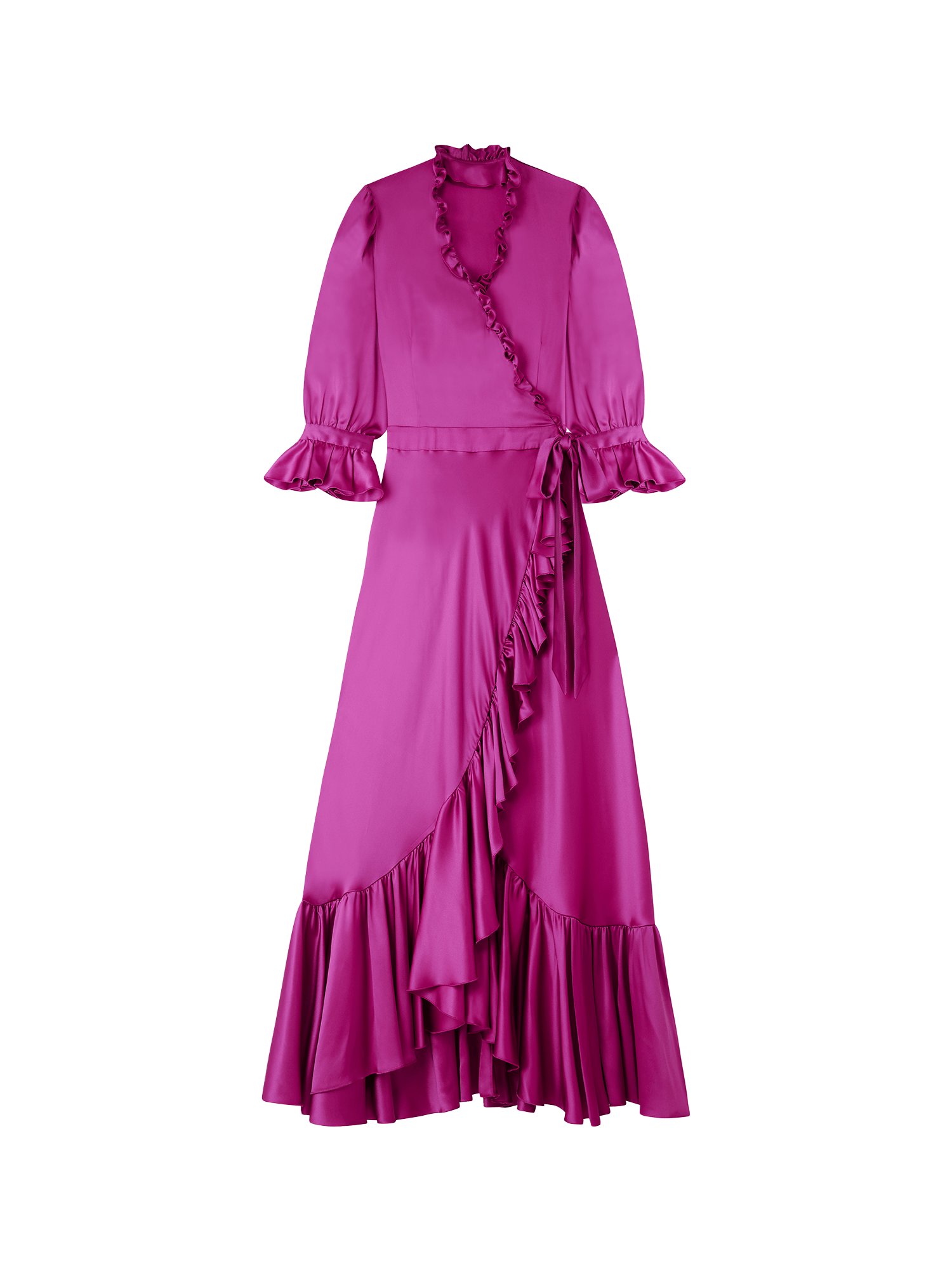 The Wrap Dress 2.0 in grape