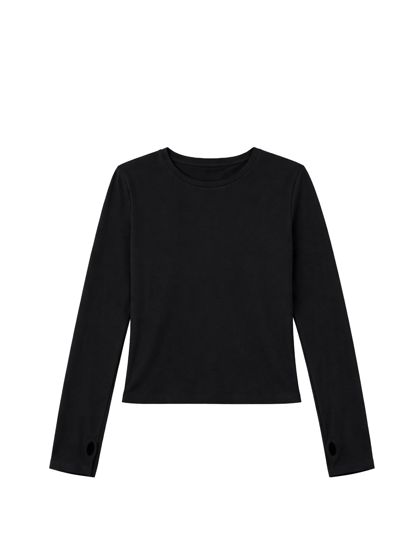 Modal Long-Sleeve top in black