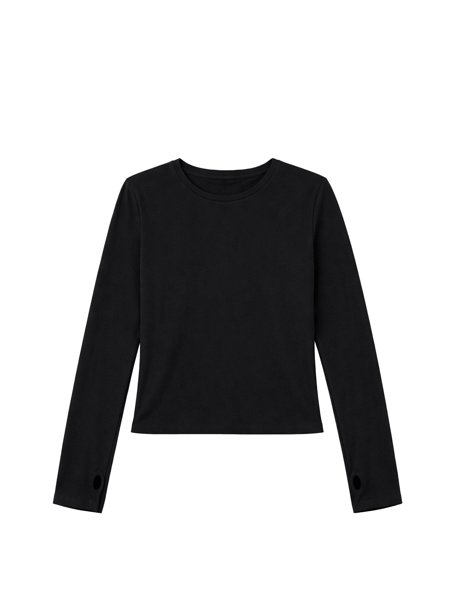 Modal Long-Sleeve top in black