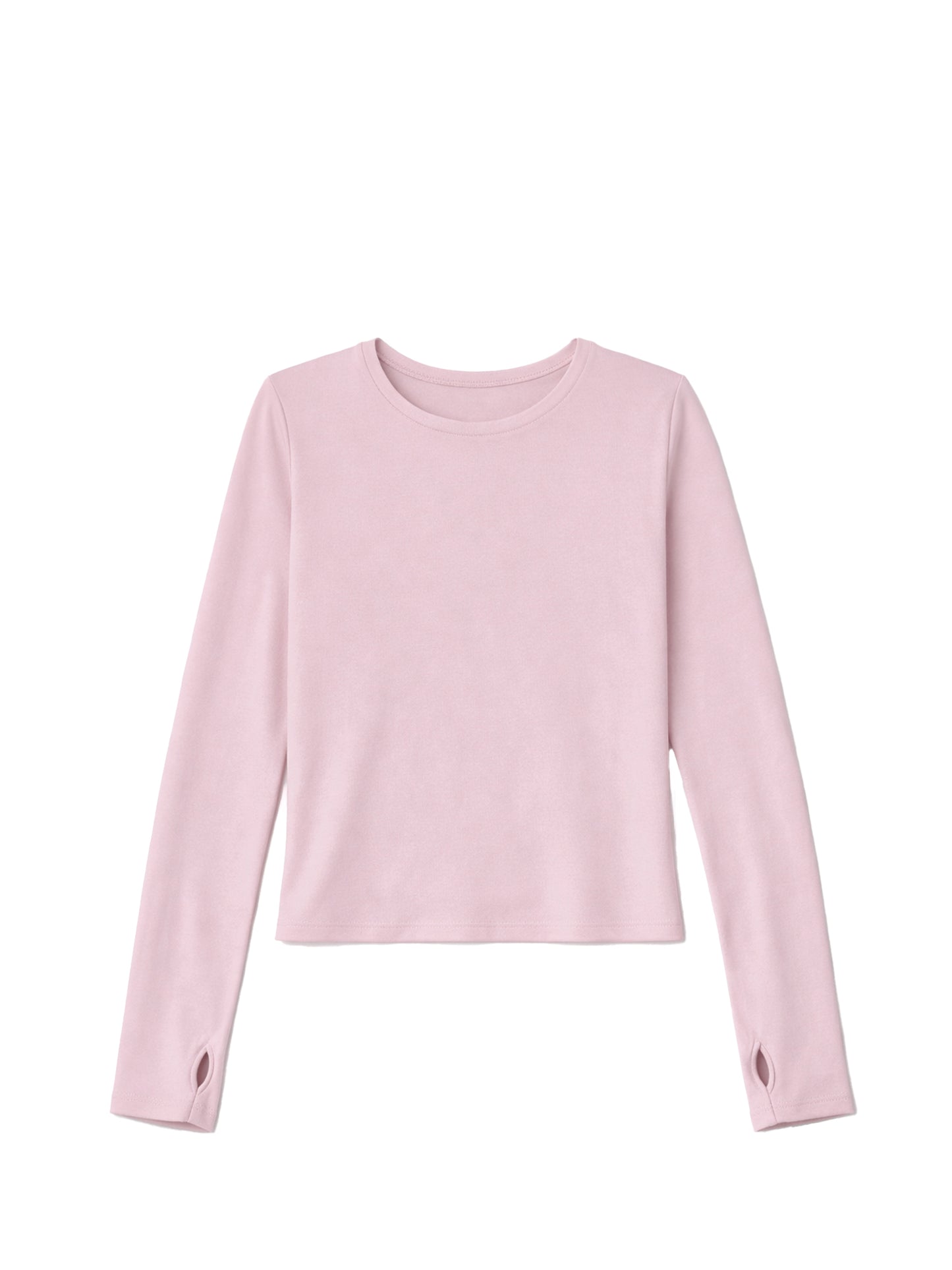 Modal Long-Sleeve top in pink vintage rose