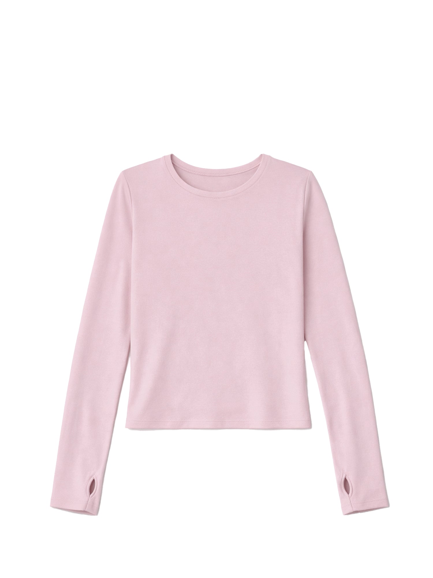 Modal Long-Sleeve top in pink vintage rose