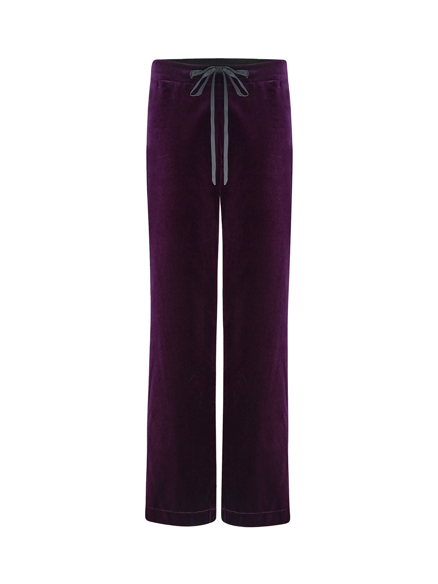 Cotton Velvet All-Day Suit Trousers in purple