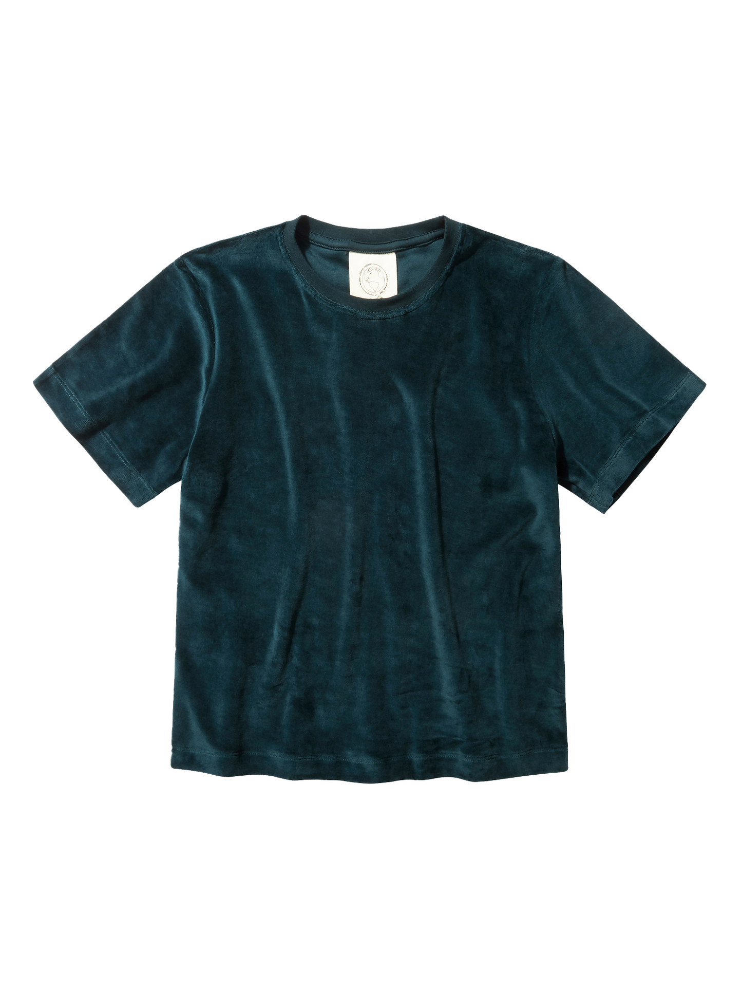 Organic Velour T-Shirt in green