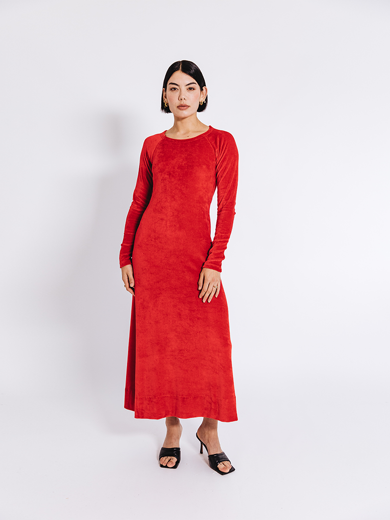 Organic Velour Dress